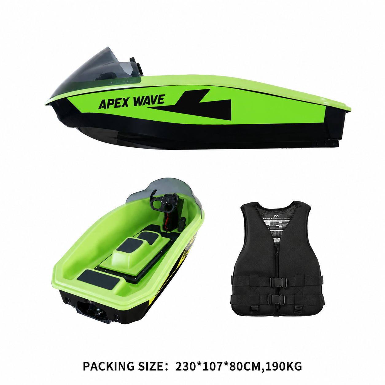 APEX WAVE™ | 2026NEW | Electric Go Kart Boat